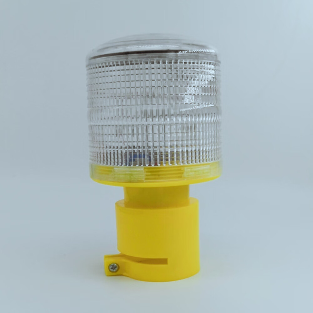 太阳能驱兽神器吓猪警示灯夜间警示闪光灯船用信号灯驱兽报警灯 白色