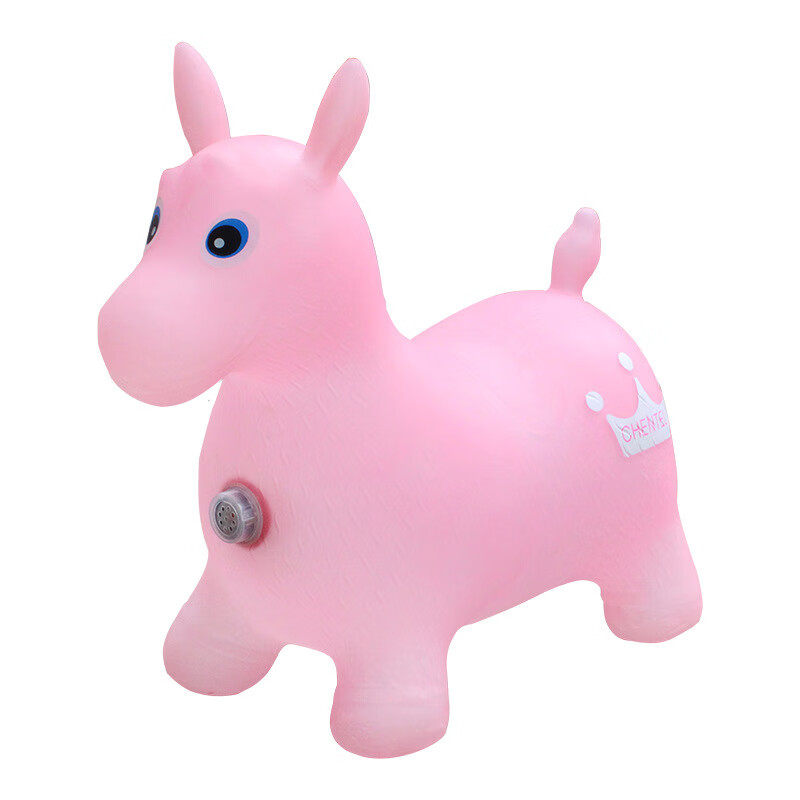 玩具儿童跳跳马充气马宝宝坐骑骑马加大加厚婴儿玩具木马大号 跳跳