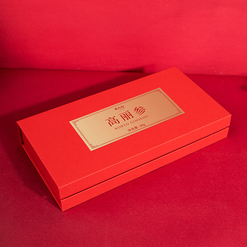 张太和 高丽参吉林长白山人参礼盒 切片泡水送礼佳品好礼相送 高丽参 30g*1盒 【送礼袋】