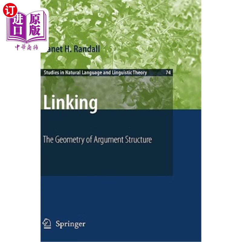 海外直订linking: the geometry of argument structure 连接:论证