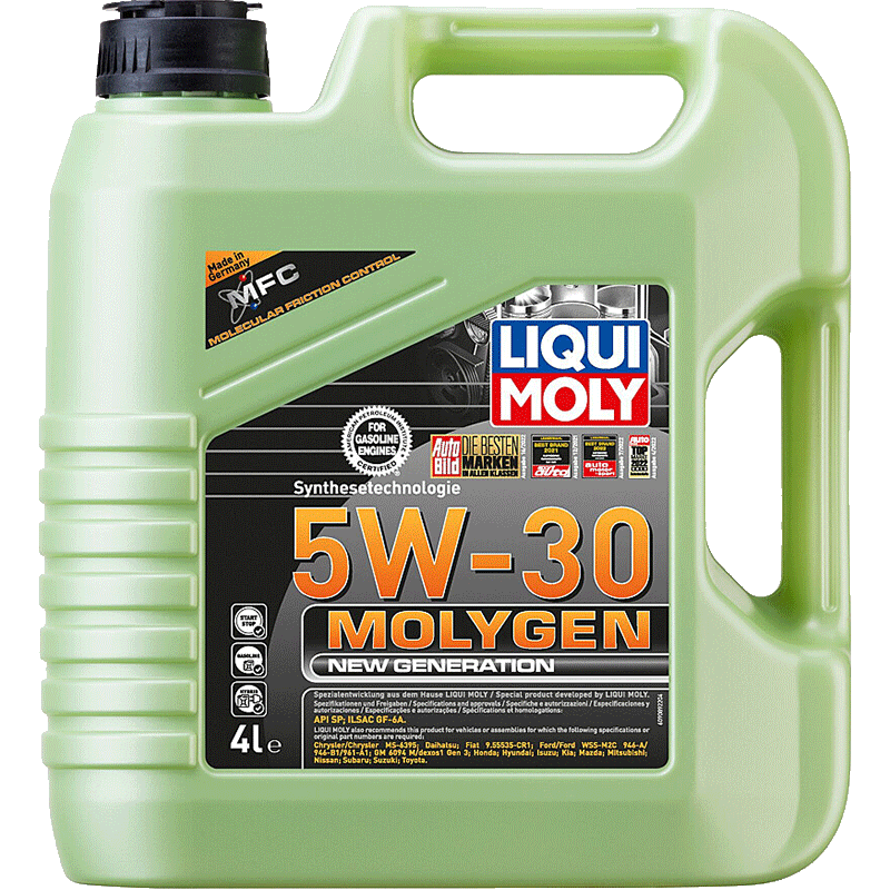 力魔（LIQUI MOLY）德国原装进口 魔法基因机油 5W-30 SP GF-6A 4L 汽车用品