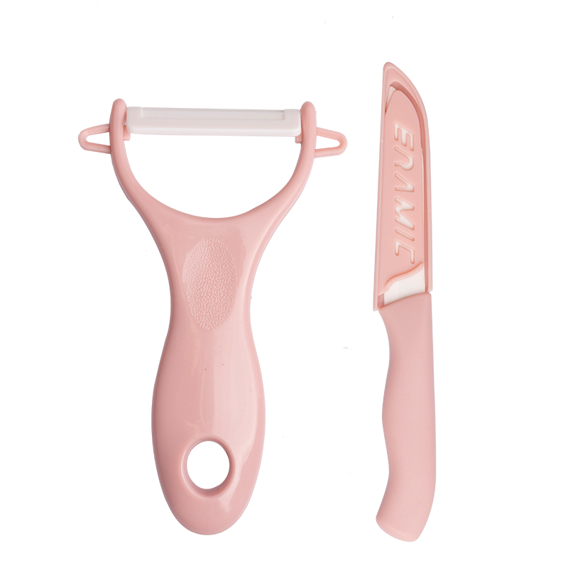 惠寻 京东自有品牌 水果刀陶瓷刀削皮刀套装 削皮器瓜刨刀小刀厨房工具