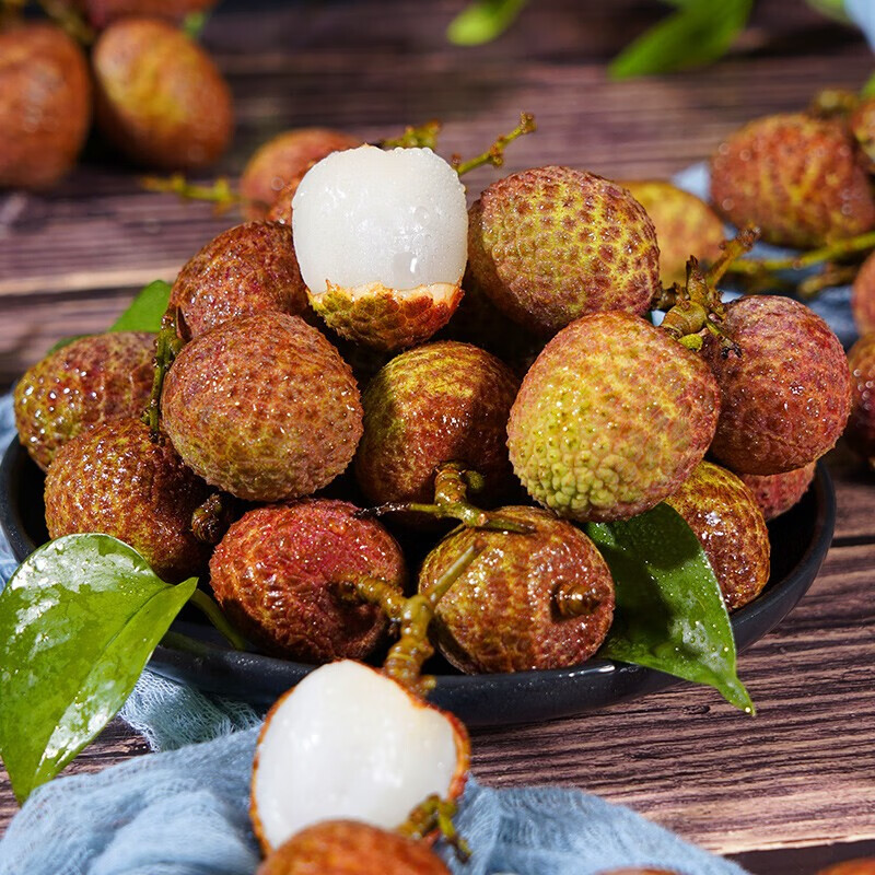 昕风尚 海南桂花香荔枝  时令尝鲜荔枝 桂花香 净重500g 尝鲜装 生鲜