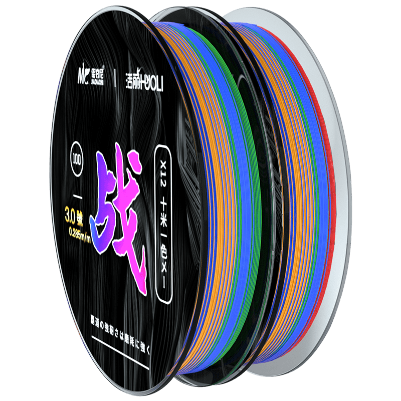 佳钓尼大力马鱼线100米主线pe线路亚线强拉力钓鱼线12编 8编五彩大力