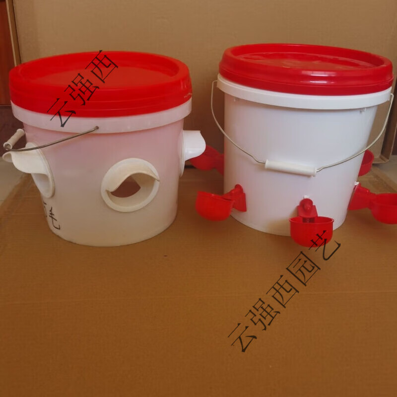 家恒宝养鸡自动喂食器家用喂鸡食槽全自动鸽子鸟鸡鸭子防老鼠家禽喂食器 喂食器四个+饮水器六个[俩14升高性价比高么？