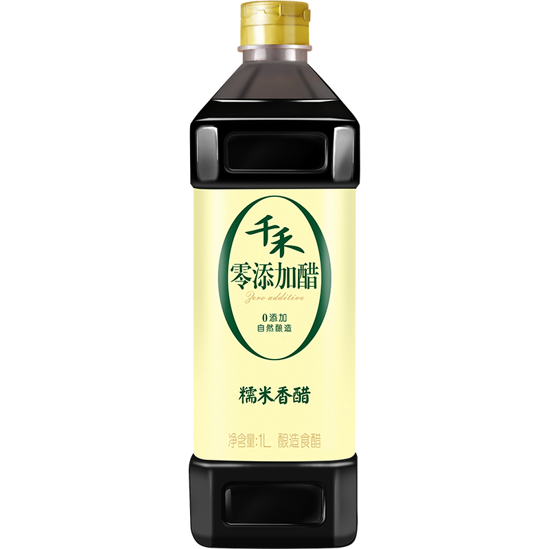 千禾 醋 糯米香醋 凉拌饺子蘸料  酿造食醋1L 不使用添加剂    11.8元