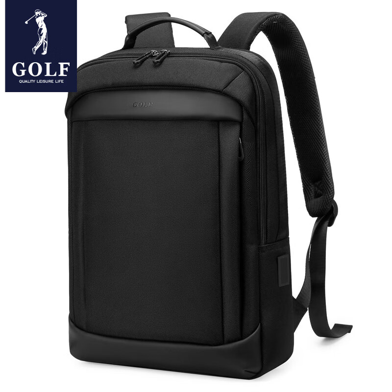 高尔夫/golf商务背包男休闲双肩包高中大学生书包大容量时尚百搭电脑