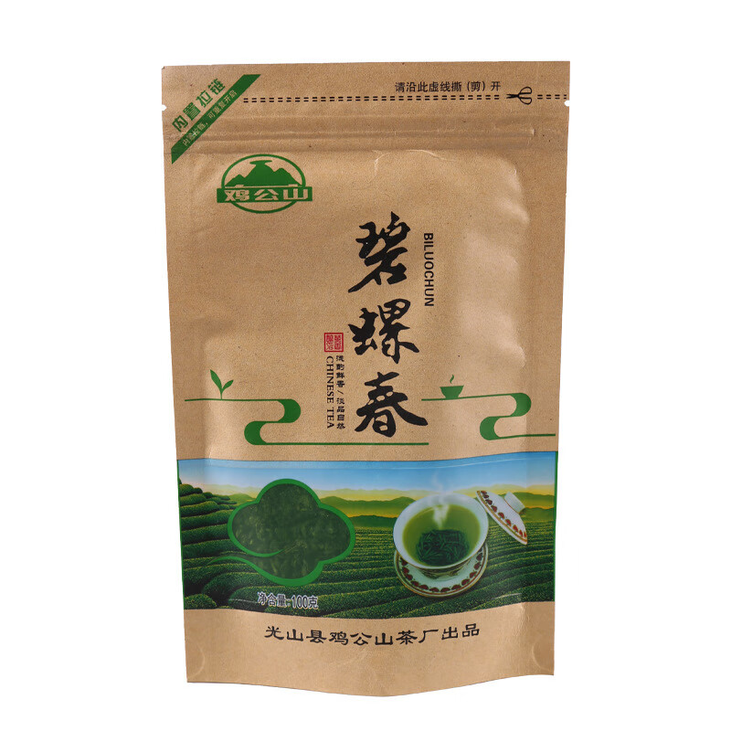鸡公山碧螺春金骏眉龙井绿茶茉莉花茶茶叶袋装100克茶叶超市批发