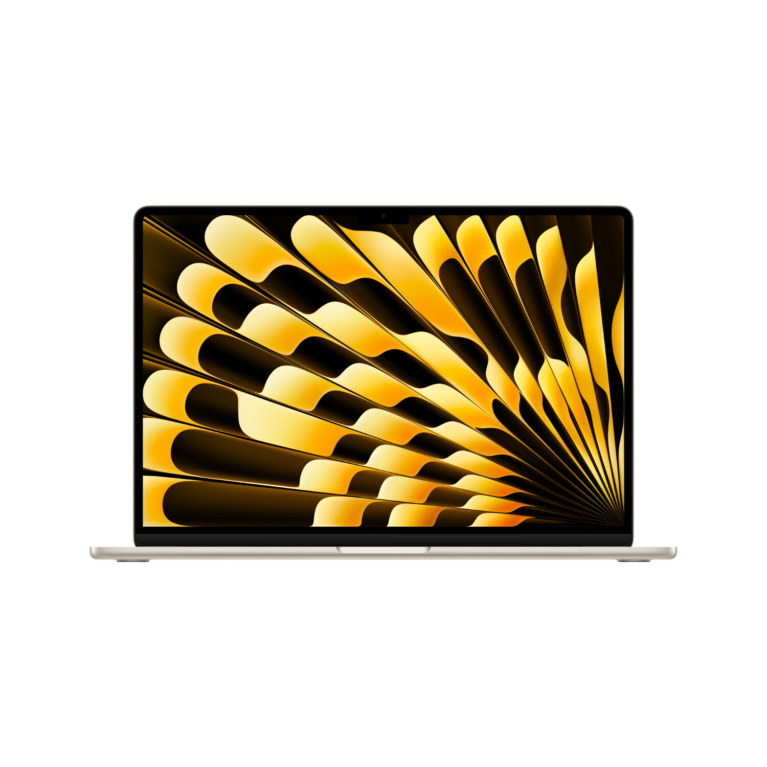 Apple/苹果 MacBook Air 15.3 英寸 M3 芯片 办公笔记本电脑 星光色 8GB + 256GB 授权正品 全国联保 官方标配