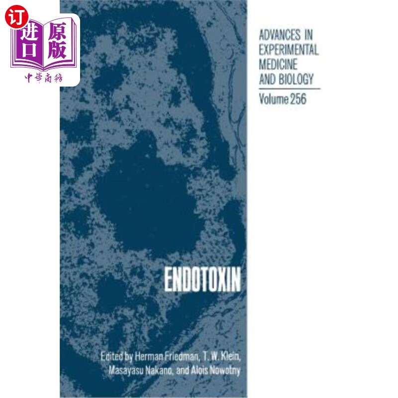 海外直订医药图书endotoxin 内毒素