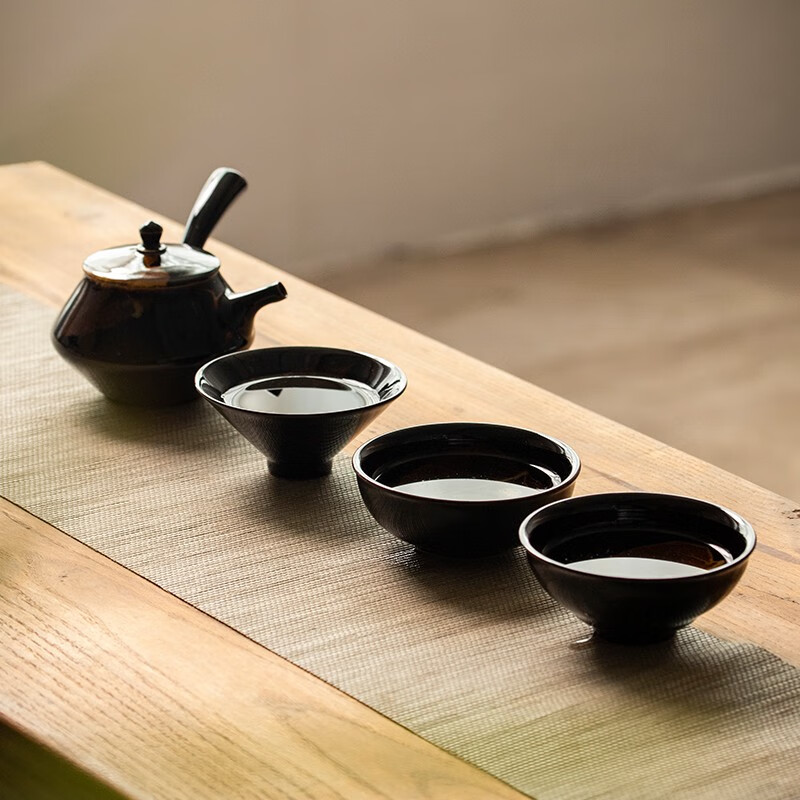 上新了文创 故宫茶具套装 功夫茶具礼盒高档 送长辈生日礼物教师节礼物 桑叶款·茶盏