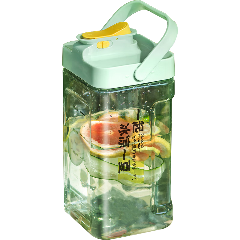 彩致（CAIZHI）冷水壺密封家大容量冰箱涼水壺果汁飲料桶 3.5升綠色CZ6918