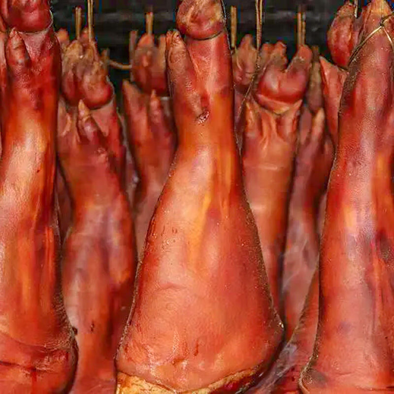 正宗恩施农 家自制柴火烟熏腊肉 腊猪蹄整只腊猪脚 饭店批发湖北特产