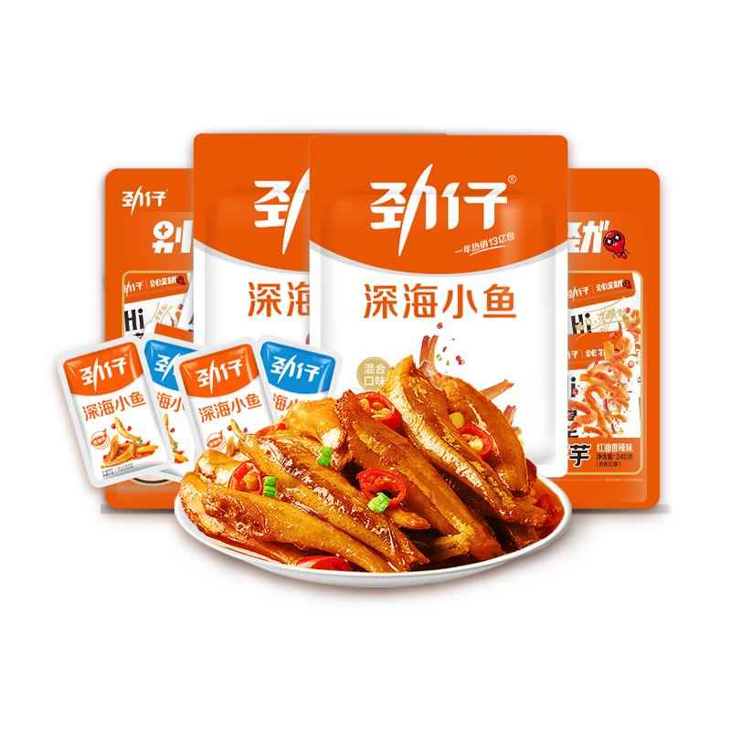 海味肉干肉脯历史低价!推荐劲仔深海小鱼口感惊艳,价格趋势图解