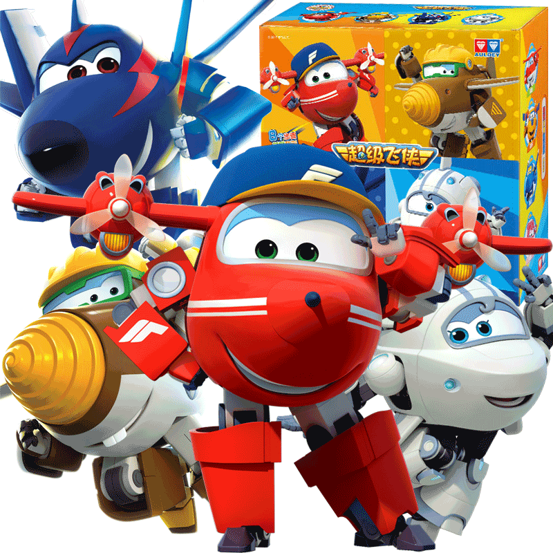 超级飞侠玩具组合乐迪大变形机器人儿童明星变形大套装生日礼物 淘淘