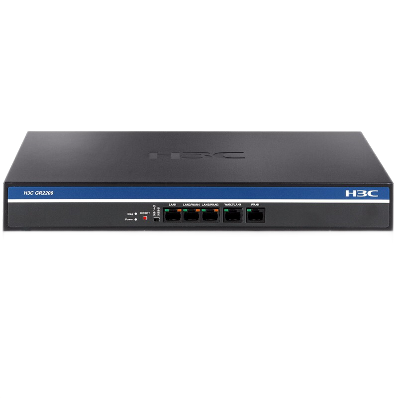 華三(H3C) 企業(yè)級全千兆路由器 商用辦公核心VPN有線(xiàn)寬帶網(wǎng)關(guān)內置AC控制器防火墻 GR2200 帶機量80-100臺