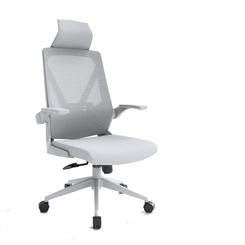 法果电脑椅家用 学生学习写字椅舒适靠背书房椅子转椅办公椅 Y673 橙色【白框网布头枕款】