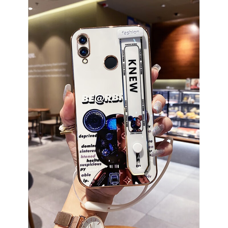 乔欢欢 华为nova3手机壳nove3e腕带note3i保护硅胶套par一al00全包防