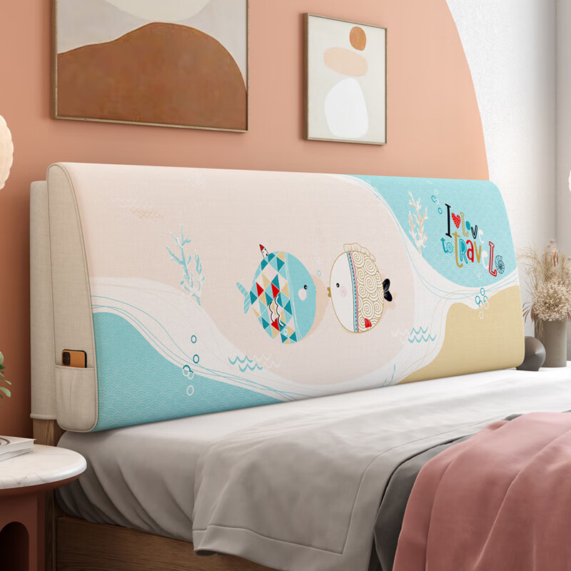 宝宝床头防撞垫 床头靠垫大靠背儿童防撞床头板软包床头罩榻榻米现代