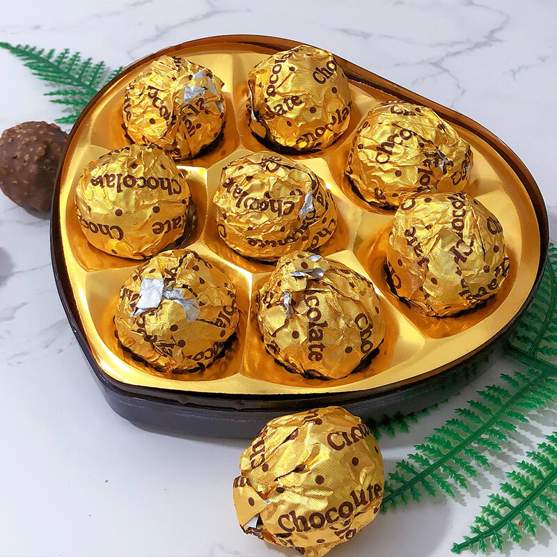 斯巴达克花生夹心巧克力球糖果情人节礼品巧克力年货糖果喜宴糖果表白