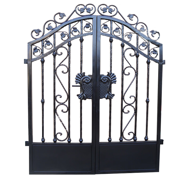 献瑜欧式铁艺大门庭院门铁艺门别墅门铁门花园门镀锌双开防锈对开小门