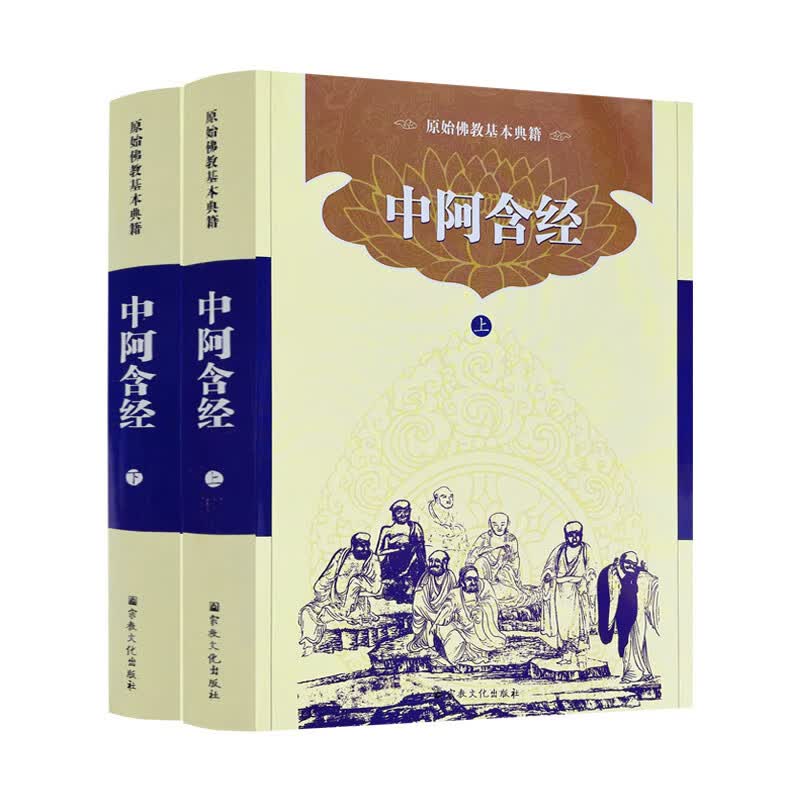 包邮正版 四阿含经-中阿含经(简体横排版上下册)宗教文化出版社佛教书籍佛教图书佛法书籍佛家书籍佛家经