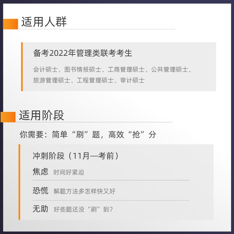 【高顿教育】2022年考研管理类联考历年真题卷（综合能力）高效刷题 冲刺“抢”分详情图