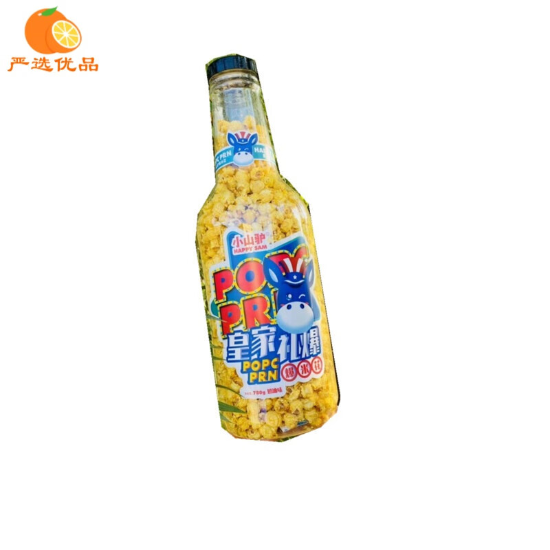 小山驴爆米花礼爆大白乐瓶玉米爆米花焦糖奶油味零食 焦糖味一桶780gg