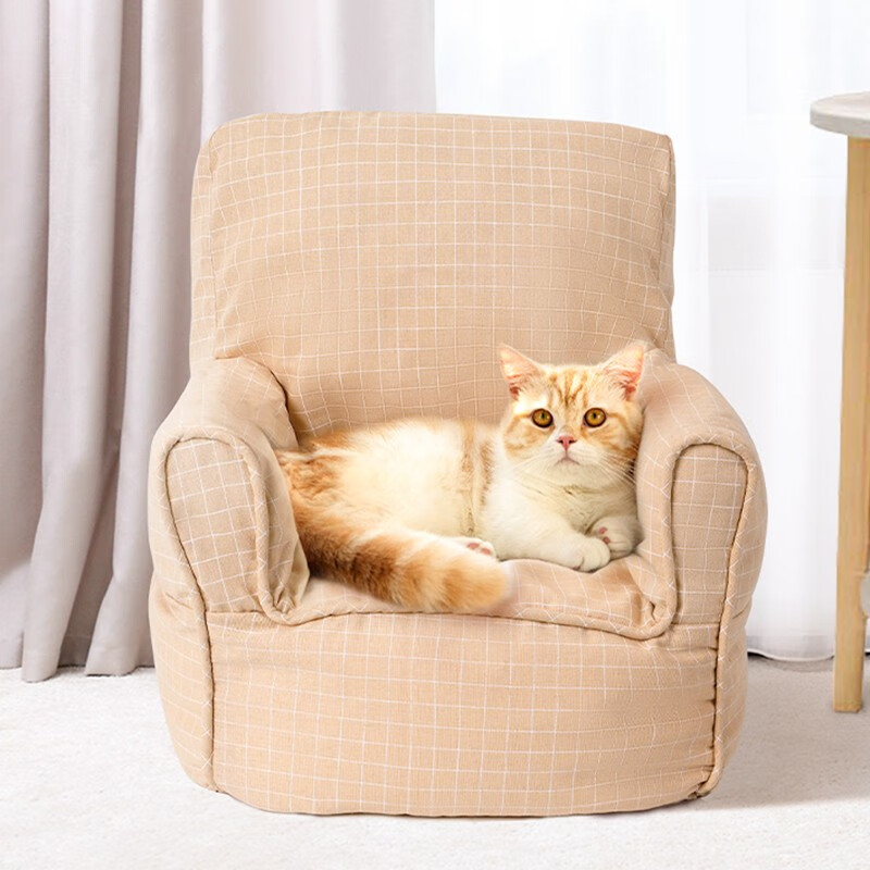 乐卡利猫沙发狗窝保暖狗冬天大猫窝床猫咪宠物窝垫狗狗四季通用豆腐