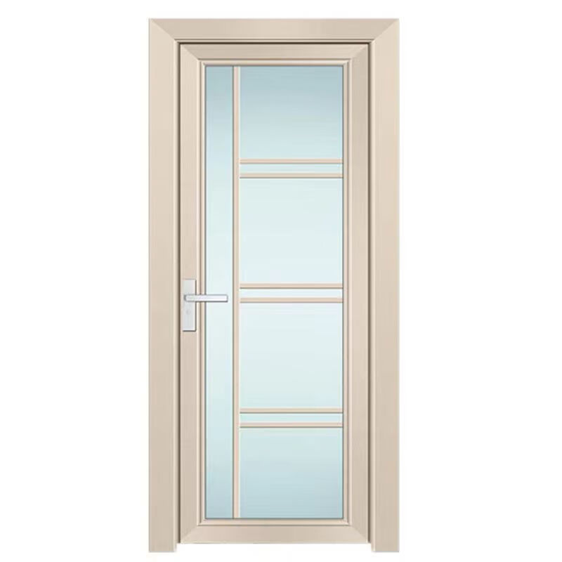 俊皖俊皖卫生间厕所门厨房钛镁铝合金简约家用洗手间浴室餐玻璃平开门