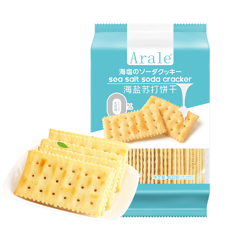 Arale品牌海盐苏打梳打饼干价格走势分析|饼干膨化历史价格查询京东