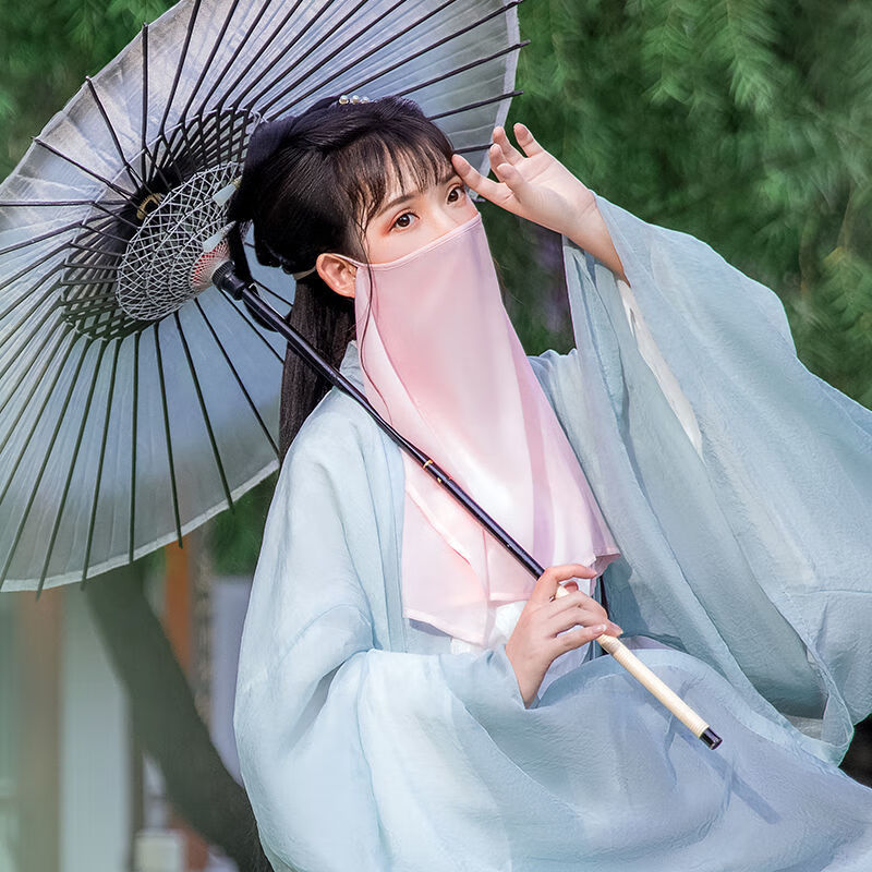 面纱女古代促销汉服面纱遮脸防晒古风汉服配饰春秋夏季男女通用学生