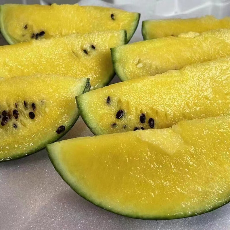 朵蕙 阔疆农业冰淇淋西瓜特小凤黄心黄壤沙肉新鲜水果薄皮脆甜孕妇