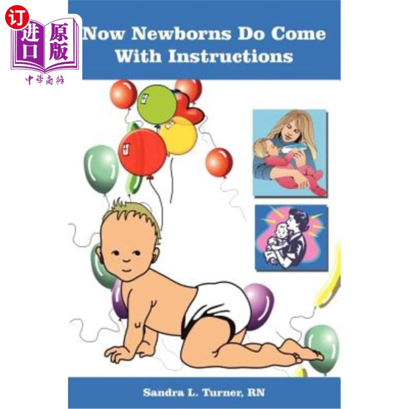海外直订now newborns do come with instructions 现在新生儿确实有
