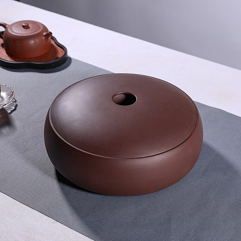 卧室宜兴紫砂茶叶罐创意储茶罐家用大厅时尚 2饼 款一 装 独孔设计