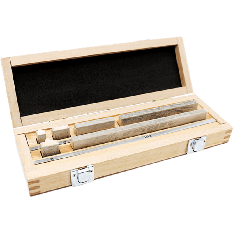 SHAHE 卡尺千分尺檢測專用標準量塊塊規(guī)一套0級 1級高速鋼校準量塊 0-200mm卡尺量塊(6塊0級)0.001