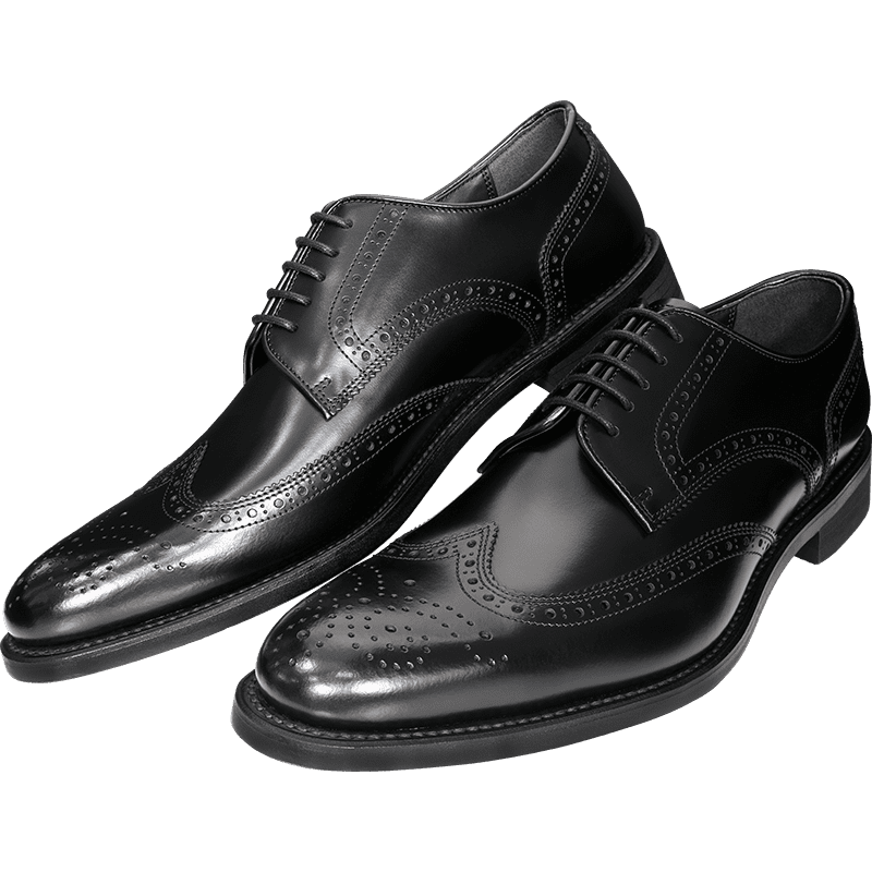 REGAL丽格商务正装皮鞋男士皮鞋布洛克鞋德比鞋男鞋固特异皮鞋婚鞋T17B BJP(黑色) 45