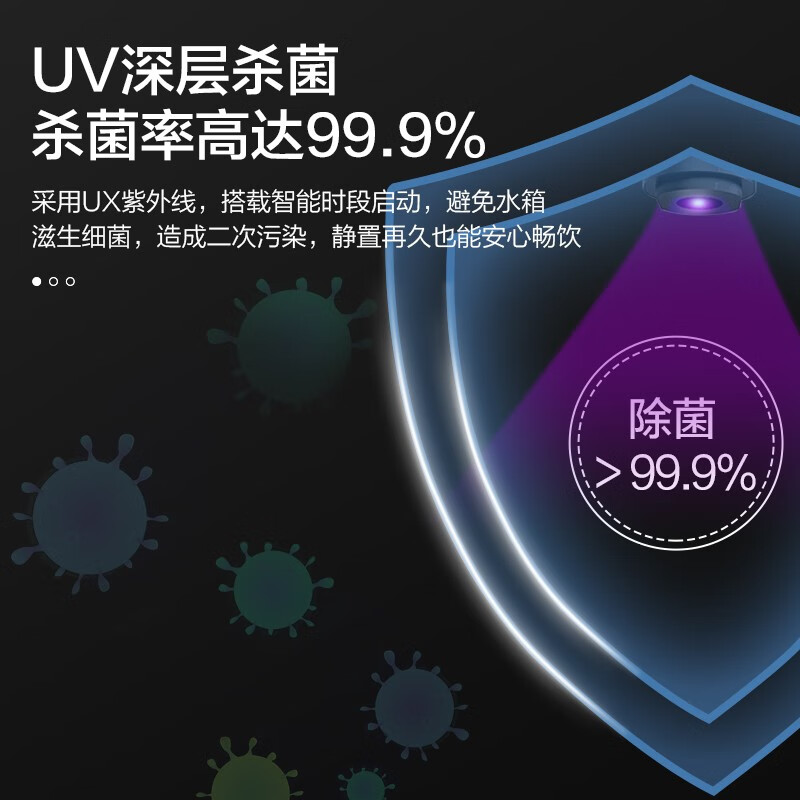 格力(GREE) 净水器家用饮水机即热式净饮一体机直饮净水机RO反渗透过滤器饮水机台上免安装直饮机享国家补贴 RJY-T16-1X611B