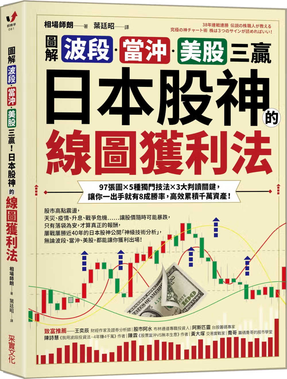 现货 相场师朗 【图解】波段、当冲、美股三赢！日本股神的线图获利法：97张图 5种独门技法 3大判读关键，让你一出手就有8成胜率，高效累积千万资产！台版原版 商业理财