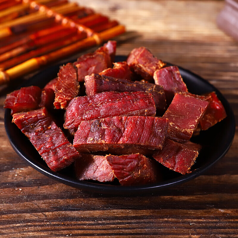 宜享健康手撕牛肉干陕西特产汉中西乡五香麻辣小包装零食散装肉脯500g