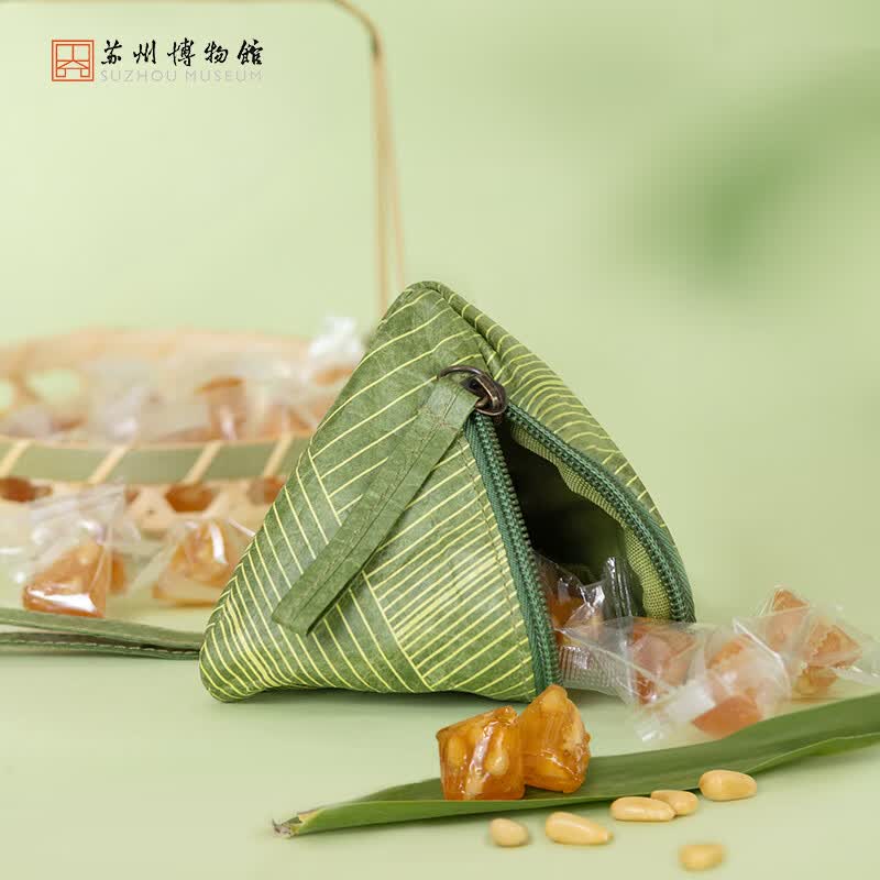 苏州博物馆小辰光粽子糖零钱包端午文创礼物纪念品苏州特产松仁粽子糖送朋友 小辰光的粽子糖零钱包