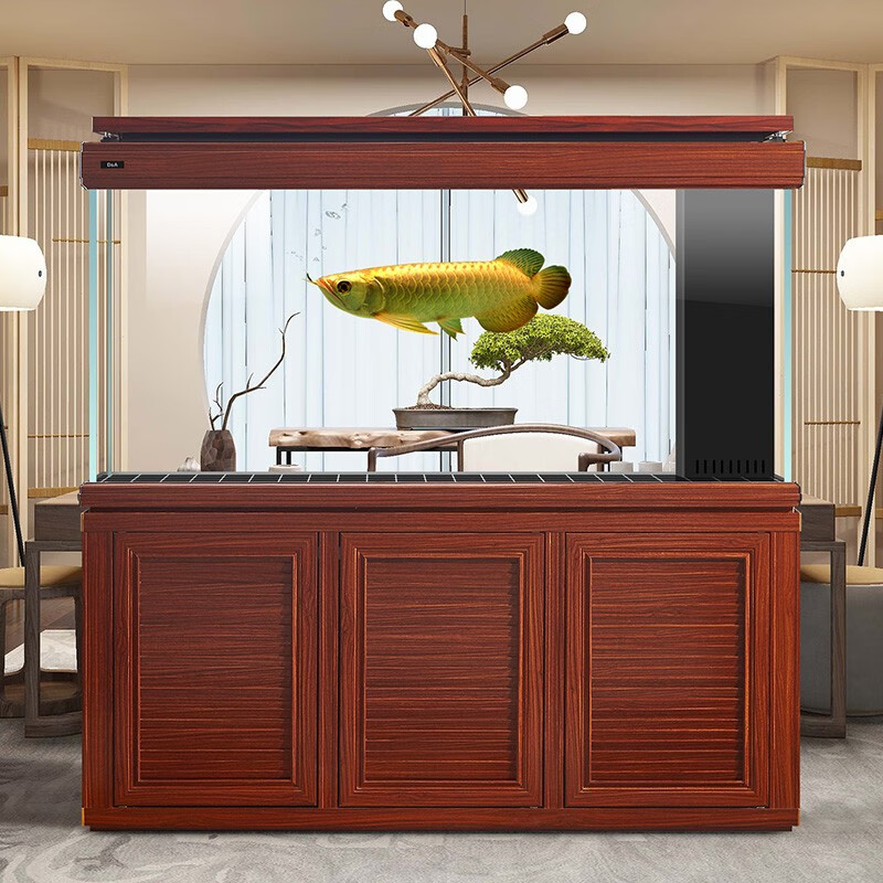 龙宫系列专业级金龙鱼缸 公司可定制鱼缸 智能超白玻璃生态