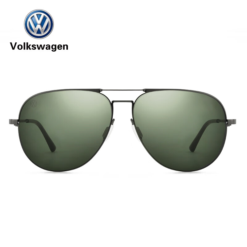 德国大众volkswagen太阳眼镜男开车时尚墨镜119 c1-枪框绿片
