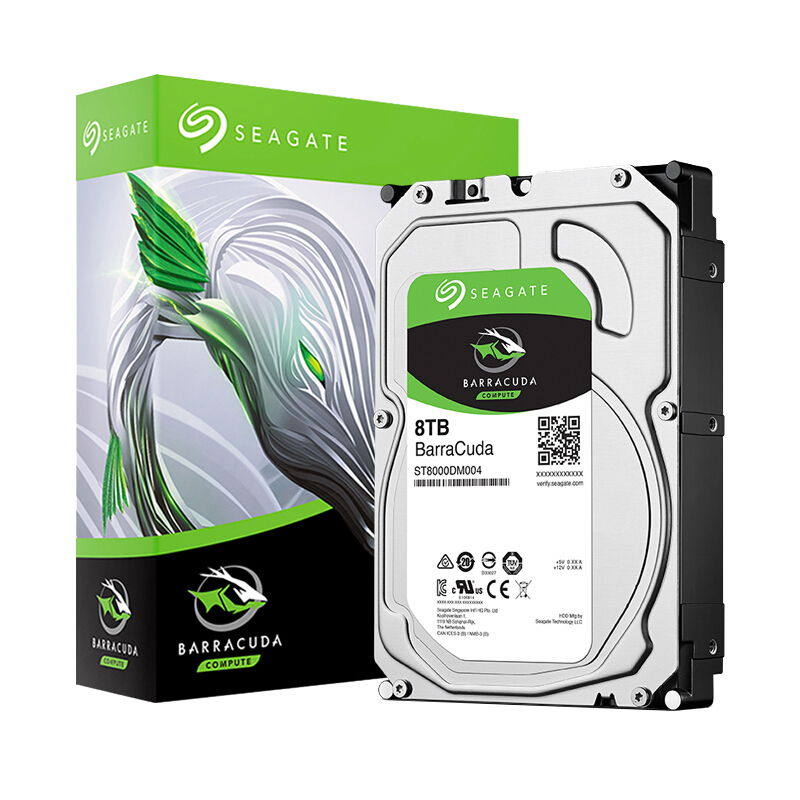 ϣ�� ����ϵ�� 8TB 3.5Ӣ�� SATA3 ̨ʽ����еӲ�� ST8000DM004 5400ת 2399Ԫ