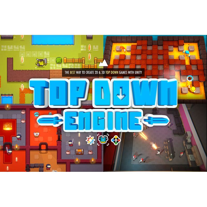 Unity3d Down Engine 3.2自上而下游戏项目制作引擎