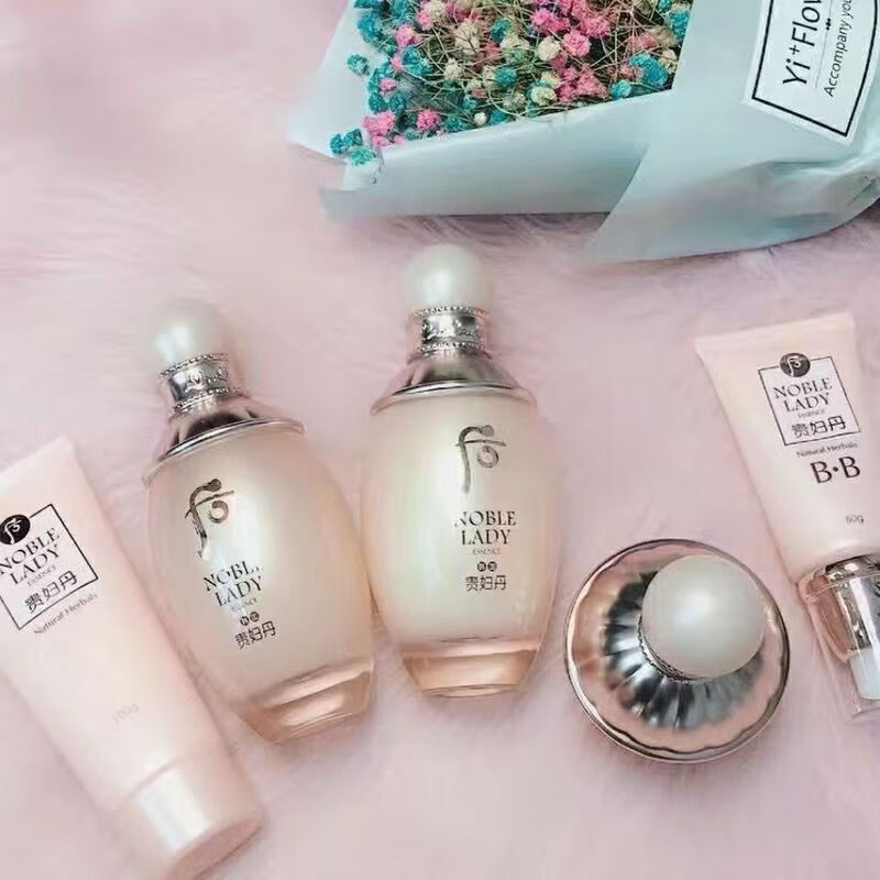 每纪每纪贵妇丹五件套盒快手电商直播护肤五件套 五件套(无盒)