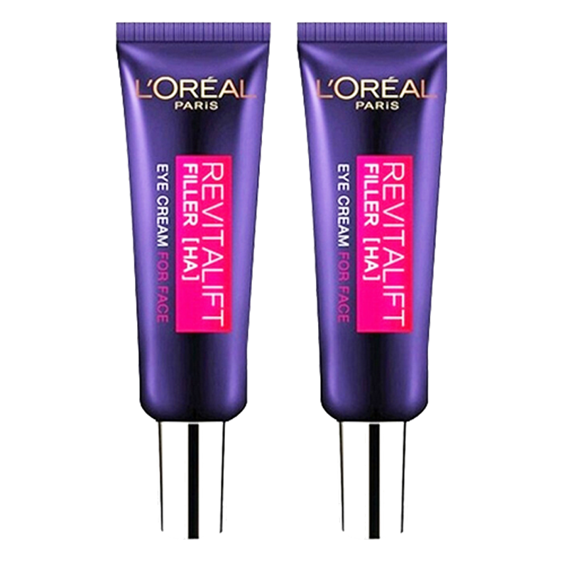 《精选》 欧莱雅（LOREAL）第三代黑精华青春密码酵素精华 欧莱雅紫熨斗眼霜7.5ml*2支（体验装）