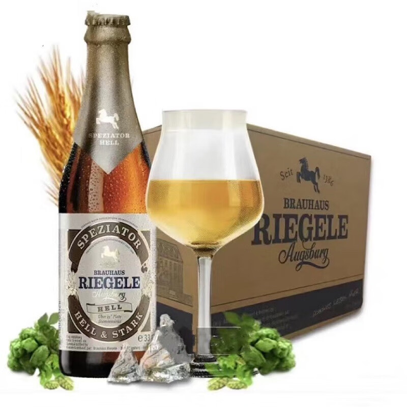 力格勒黄金骏马烈性帝王·双倍博克金拉格啤酒 整箱24支装