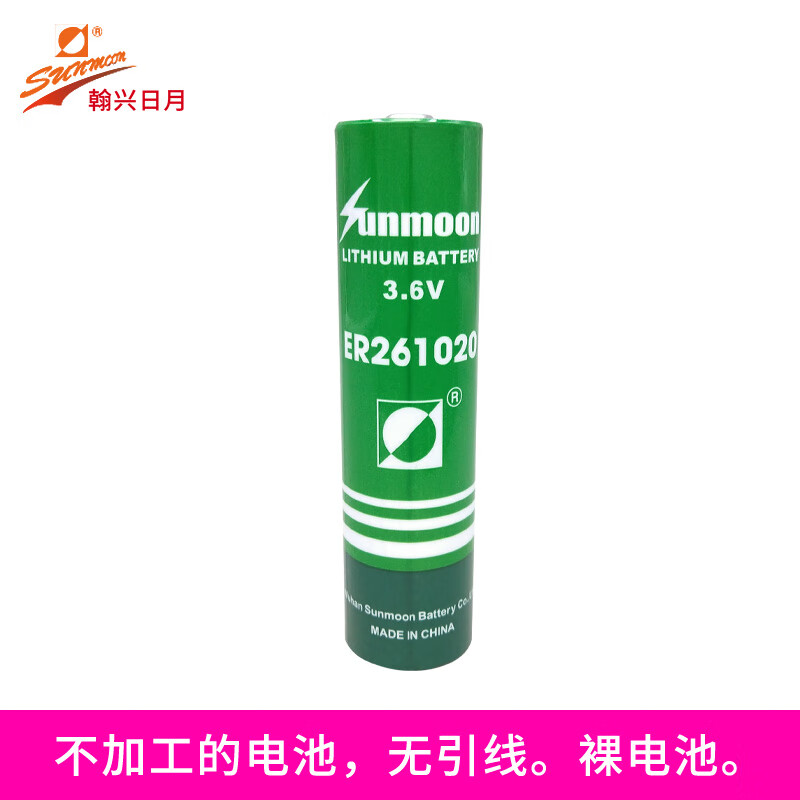 CXINYI 日月ER261020石油钻探棒传感器PLC户外电源GPS定位器设备CC型3.6V锂电池 裸电池