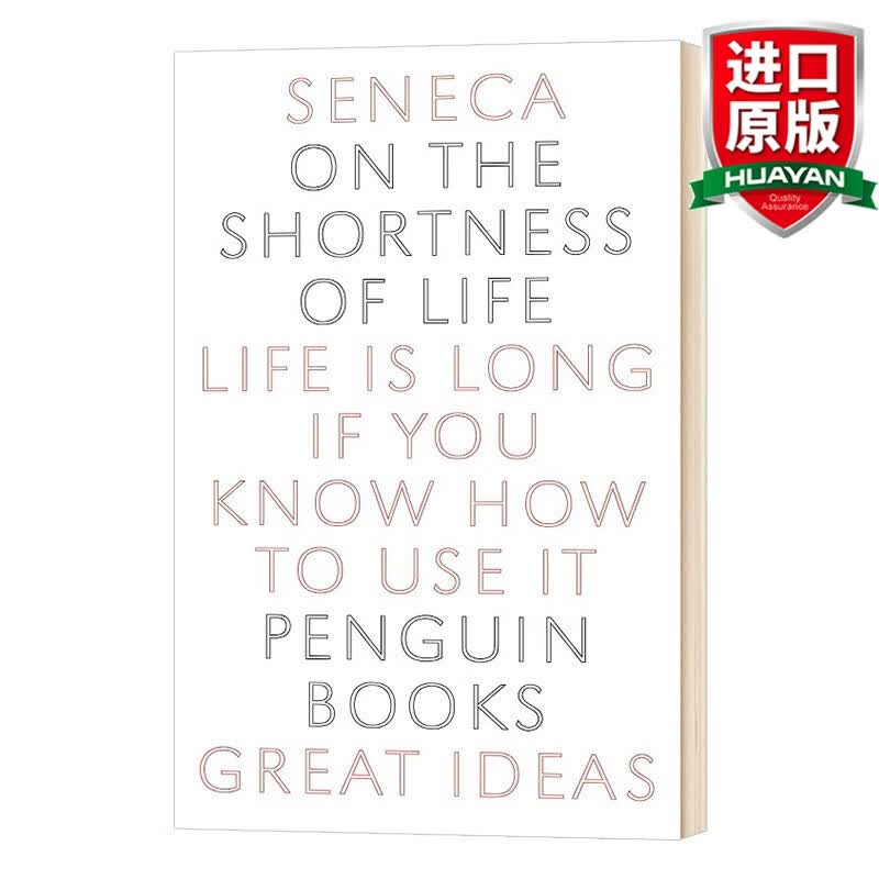 英文原版 论生命之短暂 On the Shortness of Life 塞内卡 Seneca